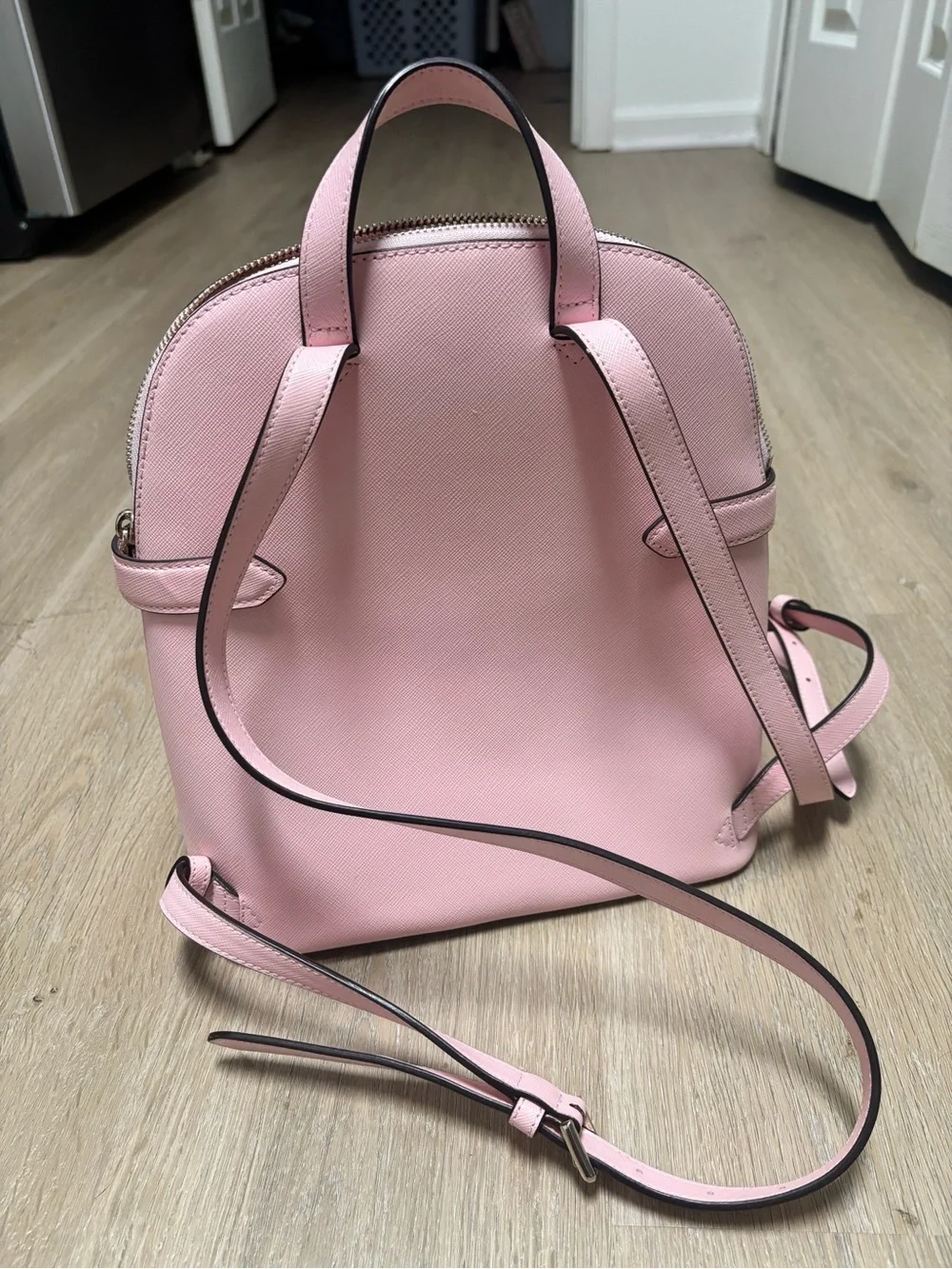 kate spade Pink Saffiano Mini Backpack
